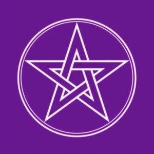 Toalha - Pentagrama Roxa
