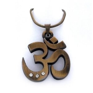 Colar OM - Ouro Velho Strass