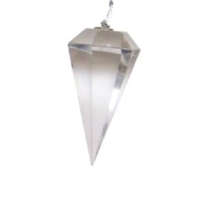 Pêndulo Facetado - Quartzo Cristal