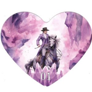 Coração Ametista Lenormand - Imagem 2