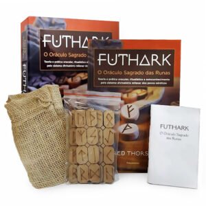 Futhark: O Oráculo Sagrado das Runas (Livro + 24 Runas)