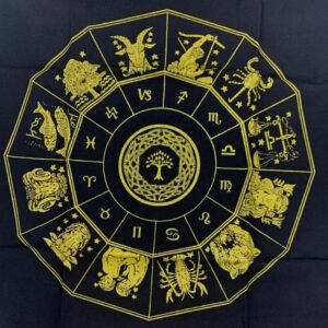 Toalha - Zodíaco Preta Veludo