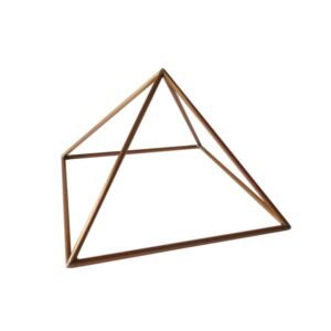 Pirâmide de Cobre Vazada - 16 cm
