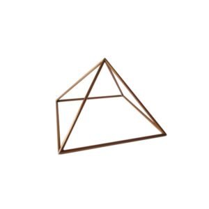 Pirâmide de Cobre Vazada - 13 cm