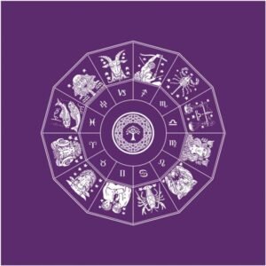 Toalha - Zodíaco Roxa