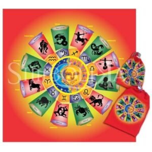 Kit Toalha + Bolsa - Mandala Astrológica Zodíaco