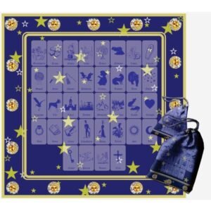 Kit Toalha + Bolsa - Mesa Real com Cartas Abertas