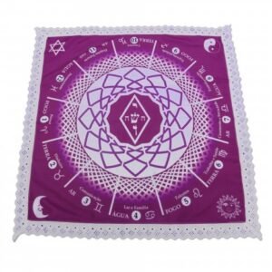 Toalha - Mandala Astrológica Yeshua Roxa - Imagem 2
